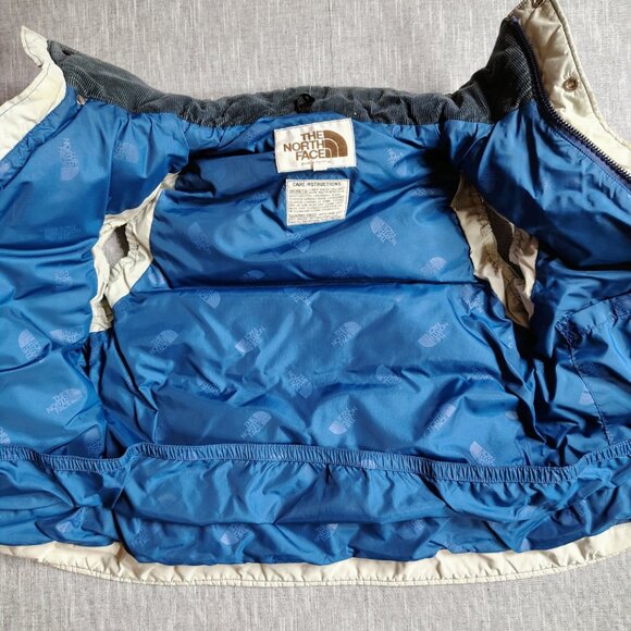 Vintage 70s The North Face Goose Down Ski Vest Size Medium Corduroy Made in USA - Picture 9 of 16